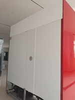 Congélateur à porte vitrée pour supermarchés, refroidissement direct, étagères réglables, 220V/110V, vitrine réfrigérée