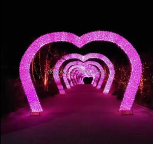 2024 ngoài trời đám cưới Ngày Valentine dẫn bức thư tình và hình trái tim vòm Motif ánh sáng - Product Image 3