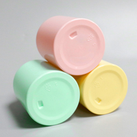 Bouteille ronde en plastique PET de 250 ml avec bouchon à vis pour lotion, shampoing pour bébé, gel douche, désinfectant pour les mains et nettoyant pour le visage