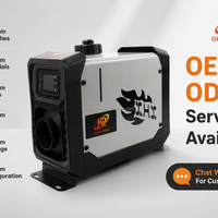 OkyRie AX53V – Chauffage diesel vertical tout-en-un 5KW pour véhicules, camping-cars et camping, alimentation directe usine