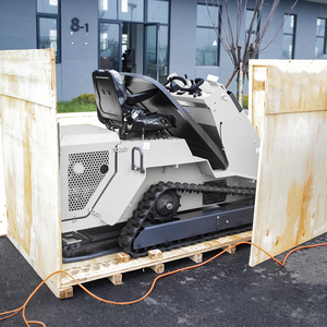 Miễn phí vận chuyển Trung Quốc theo dõi bánh xe CE/EPA Mini Skid chỉ đạo Bộ nạp với xô đào hầm ROTARY cày - Product Image 2