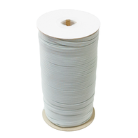 Vente en gros 144yd 5mm de large cordon élastique plat Polyester caoutchouc extensible couture sangle plusieurs options de couleur techniques tissées