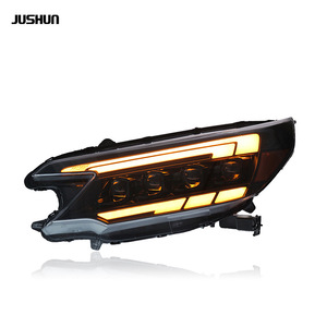 Conjunto de Faro de lente de señal de giro de agua de circulación diurna LED modificado para 12-14 para Honda CRV 55W lámpara de cabeza de caducidad larga - Product Image 2