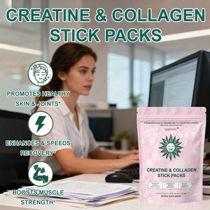Privé Logo Ondersteuning Immuunversterking <span class=keywords><strong>Creapure</strong></span> Creatine Monohydrate MoriKol Collageen Creatine & Collageen Stick Packs voor Mannen - Product Image 4