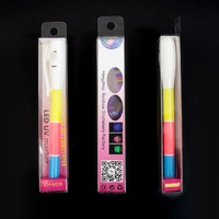Stylo marqueur permanent résistant aux UV Marqueur UV invisible Blacklight Messages secrets Stylo à encre invisible avec lumière UV intégrée