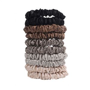 Coleteros de Satén para Mujer, Más Suaves, No Dañan el Cabello, Coleteros de Seda para Niñas - Product Image 1