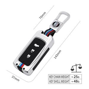 <span class=keywords><strong>Porte</strong></span>-clés Fob Shell Cover silicone métal pour Mitsubishi L200 ASX Outlander Eclipse <span class=keywords><strong>Sport</strong></span> Lancer Accessoires Car-Styling <span class=keywords><strong>Porte</strong></span>-clés - Product Image 3