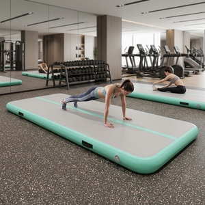 Tapis <span class=keywords><strong>de</strong></span> sol gonflable personnalisé <span class=keywords><strong>pour</strong></span> gymnastique, tapis <span class=keywords><strong>de</strong></span> sol <span class=keywords><strong>pour</strong></span> la maison, exercice à vendre - Product Image 1
