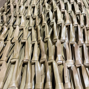 Vietnam Natural Seagrass Knitted Thatch Parasol Cover Panels Sunshade Handmade Grass Thatching <b>Curtain</b> Outdoor construction - Product Image 1