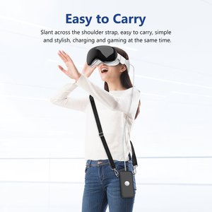 Pour <span class=keywords><strong>Apple</strong></span> <span class=keywords><strong>Vision</strong></span> Pro boîtier de batterie Silicone VR AR étui de protection de batterie housse anti-rayures anti-chute et étui souple - Product Image 2