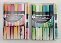Brosse douce à base d'alcool, avec changement magique, mélange de marqueurs artistiques de couleurs, 1 pièce