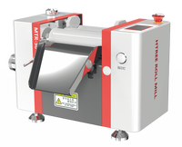 Broyeur à trois rouleaux en céramique de précision, régulation de vitesse progressive, déverrouillage par empreinte digitale, broyage nano pour laboratoire TRM-50EP