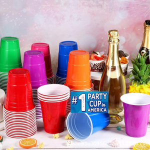 Tùy chỉnh màu Đảng ly với logo thương hiệu chất lượng cao 16oz dùng một lần PP nhựa <span class=keywords><strong>Red</strong></span> Đảng Bar cup - Product Image 2