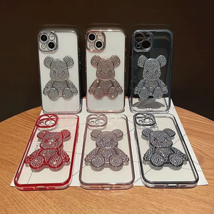 Coque de téléphone 3d ours violent mignon personnalisée en gros pour <span class=keywords><strong>Iphone</strong></span> 13 14 15 <span class=keywords><strong>Pro</strong></span> Max Cover - Product Image 2