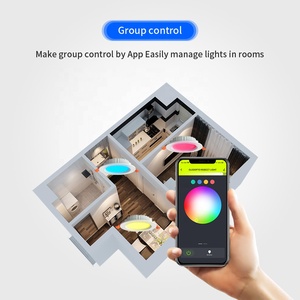 12 Wát gledopto GL-D-015P ZigBee Pro siêu phẳng 800-900lm RGB + CCT thay đổi màu sắc App/từ xa/điều khiển bằng giọng nói Led Downlight - Product Image 4