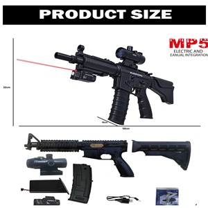 Nuevo Pistola de Bolas de Gel Eléctrica KK MP5 de 58 cm, Modo Completamente Automático, Pistola de Salpicaduras para Actividades al Aire Libre, Juegos de Disparos en Equipo - Product Image 2