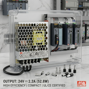 <b>Power</b> Supply 24V 50W LRS-50-24 | 100% Original Authorized Distributor | Taiwan <b>Hub</b> Ready Stock | 48H Fast Dispatch - Product Image 1