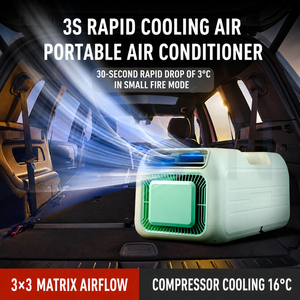 Mini Aire Acondicionado Portátil Eléctrico de 4500 BTU con Bajo Nivel de Ruido y Eficiencia Energética para Casa, RV y Tienda de Campaña - Product Image 4