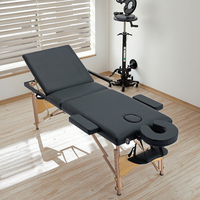 Table de Massage Électrique Réglable, Civière de Physiothérapie Automatique, Lit Thérapeutique, Lit de Salon de Beauté
