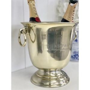 Selling Aluminum Champagne <b>Ice</b> <b>Bucket</b> with Custom Logo Accept for Wedding Party Decor Metal Wine Cooler with Custom - Product Image 2