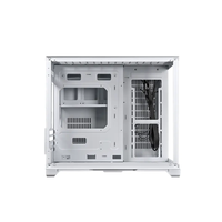 Boîtier d'ordinateur de jeu AntarcChill M-ATX RGB avec ventilateur en aluminium de 120 mm, cabinet en verre trempé, prend en charge la carte mère Micro ATX