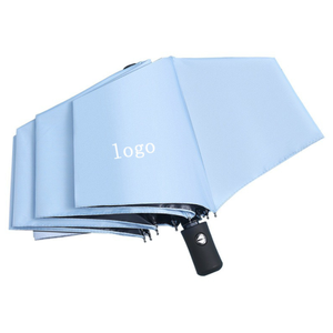<span class=keywords><strong>Parapluie</strong></span> pliant avec logo personnalisé en caoutchouc noir avec protection UV <span class=keywords><strong>Léger</strong></span> <span class=keywords><strong>et</strong></span> robuste avec poignée renforcée - Product Image 4