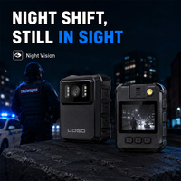 Caméra corporelle portable 1080P pour agents de sécurité, patrouille d'entrepôt et enregistrement quotidien