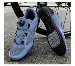 Chaussures de vélo respirantes pour l'automne, l'hiver et l'été, unisexes, chaussures de vélo de route et de montagne, légères, semelle en caoutchouc rigide, pour le vélo - Product Image 3