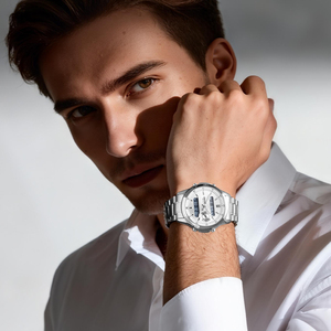 Skmei 2284 Sang Trọng Đồng Hồ Kỹ Thuật Số Chất Lượng Cao Thép Không Gỉ Không Thấm Nước Và Tùy Chỉnh Điện Tử Đồng Hồ Đeo Tay - Product Image 1