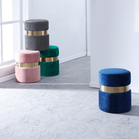 Pouf ottoman moderne de luxe, forme carrée, en cuir véritable, pouf ottoman pour chambre à coucher, tabouret de maison, couloir, salon, meubles