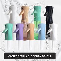 Flacon pulvérisateur pour cheveux 200ml 300ml 500ml, brume ultra-fine, anti-fuite, matériau PET durable, bouchon à vis
