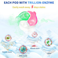 Échantillon gratuit de Capsules de lessive pour bébé perles de lessive Capsules de détergent de Guangzhou