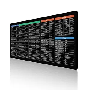 แผ่นรองเมาส์ปุ่มลัดสำหรับ PS PPT คำว่า Excel CAD กันน้ำแผ่นยางรองเมาส์สำหรับโรงเรียนสำนักงาน