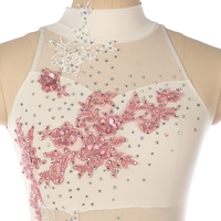 Robe de danse lyrique pour filles, danse sur barre, luxe, strass, compétition, performance, gymnastique artistique, uniforme, patinage artistique