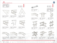 Estructura de Soporte Modular de Aluminio Certificada por TUV de 14.76 pies para Luces Line Array, Soporte de Elevación Profesional de Alta Resistencia