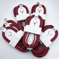 Kabel USB-C 60W PD 3A Pengisian Cepat Berbahan Logam & Nilon Kepang untuk iPhone 18/17/16/15 Pro Max & iPad 1M