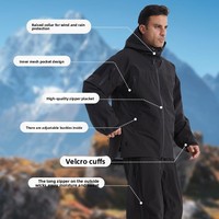 Veste bomber imperméable à fermeture éclair sur le devant, légère, sportive, pour la pêche, la navigation marine et les activités de plein air, avec capuche, pour homme.
