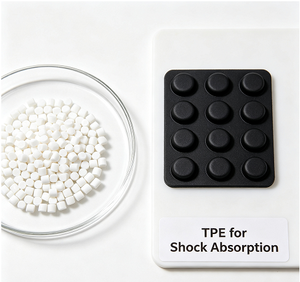 Granulés TPE EL250 25 Shore D, haute élasticité, résistants aux basses températures, matière première élastomère de qualité alimentaire - Product Image 6