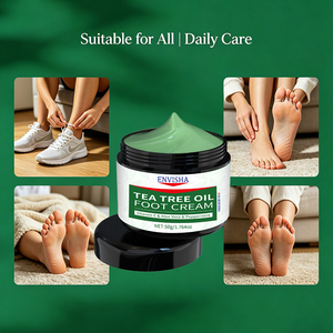 <span class=keywords><strong>Crema</strong></span> <span class=keywords><strong>para</strong></span> <span class=keywords><strong>Pies</strong></span> al por Mayor con Aloe Vera y Aceite de Árbol de Té <span class=keywords><strong>para</strong></span> Calmante Cuidado de los <span class=keywords><strong>Pies</strong></span>, Hidratante, Eliminación de Piel Áspera, Piel Muerta, Piel Gruesa y Talones Agrietados - Product Image 4