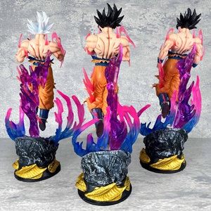 Figura de Acción de PVC de <span class=keywords><strong>Goku</strong></span> <span class=keywords><strong>Saiyan</strong></span> Edición Especial en Pose Kamehameha, Modelo Coleccionable, Juguete Decorativo para Escritorio, Venta al Por Mayor - Product Image 3
