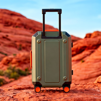 Nouvelle Valise de Style Sportif, Bagage Rigide pour Homme, Valise de Voyage à Roulettes en PC, Bagage Cabine 20/28 Pouces, Valise Rigide Approuvée TSA, Koffer OEM/ODM