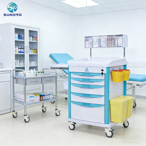 SET15 Sunoro 다기능 병원 의료 트롤리 ABS 소재 트롤리 응급 트롤리 핫 세일 도매 가격 - Product Image 4