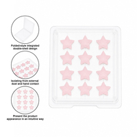 Boîtier transparent personnalisé en blister PET pour l'esthétique médicale et les cosmétiques, plateau de rangement protecteur, boîte à patchs Beauty Star