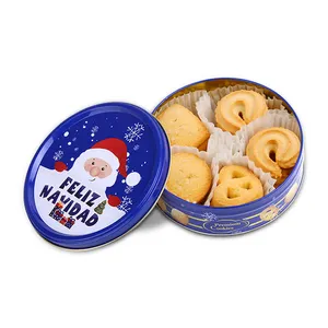 Navidad OEM galletas lata galletas Navidad danés mantequilla galletas