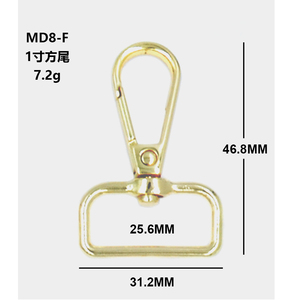 2025 thiết kế mới Hợp kim kẽm Snap móc kích hoạt móc cài-Clip Niken bền miễn phí cho da thủ công túi dây đai thắt lưng vải - Product Image 4