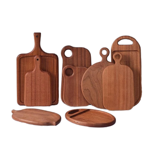 Planche à découper en bois de teck de qualité supérieure faite à la main indienne meilleur artisanat de cuisine naturel pour couper le fromage et servir les légumes - Product Image 1