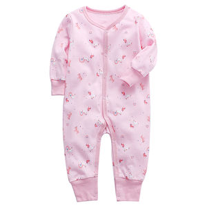 Combinaisons pour bébés filles et garçons, en coton, à manches longues, à motifs imprimés, chaudes et mignonnes, pour l'hiver, nouveau-nés - Product Image 2