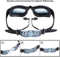 Ventes élevées en gros Prescription optique natation lunettes Anti-UV avec Surf oreille Plug accessoires de natation