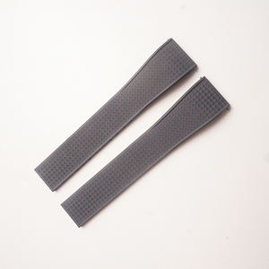 Jettda alta calidad 20/22mm cortado a medida FKM bandas de reloj de goma correa de reloj impermeable correas de goma con estampado tropical CTS - Product Image 4