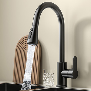 Stainless Steel Water Tap Modern Kitchen Taps Pull Out <strong>Sprayer</strong> Kitchen Mixer Sink <strong>Faucets</strong> - Product Image 5